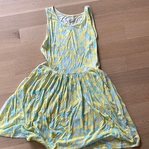 Peek kids cover up dress, super lightweight and soft, floral print, gently worn